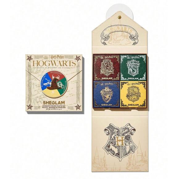 Harry Potter Hogwarts Houses Eyeshadow Palette Set Sheglam - Picture 11 of 11